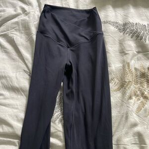 AERIE navy flare leggings